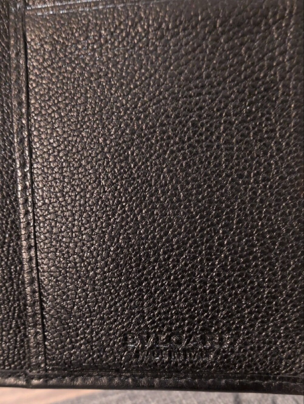 BVLGARI Vintage Black Leather Doppio Tondo Flap Long Wallet - Picture 4 of 12
